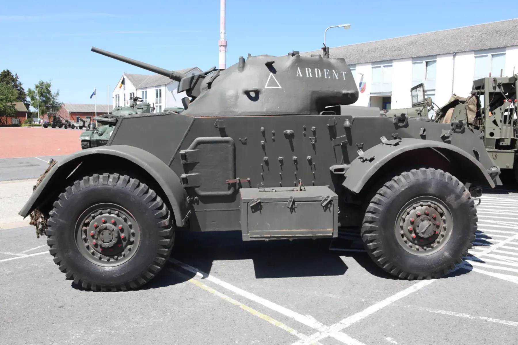 Specialized vehicle representing refurbishment capability